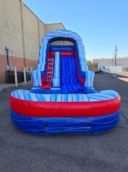 14ft Sky Blue Waterslide
