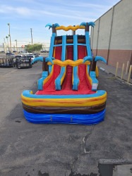 76a9cdc4 097e 4e9b b258 023c5126c755 1752272327 18ft Tropical Shock Dual Lane Waterslide