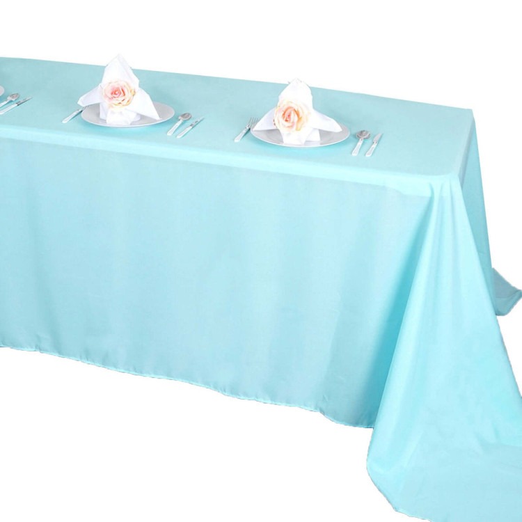 Table Linen 72x120- Polyester (Light Blue)