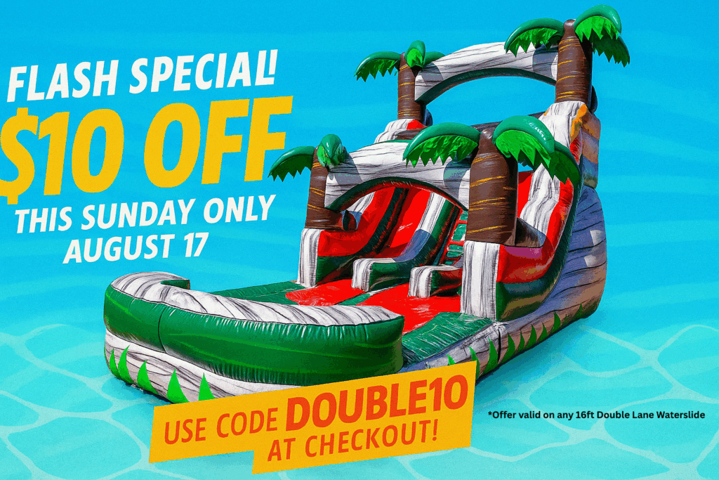 Valid on any 16ft double slide Home