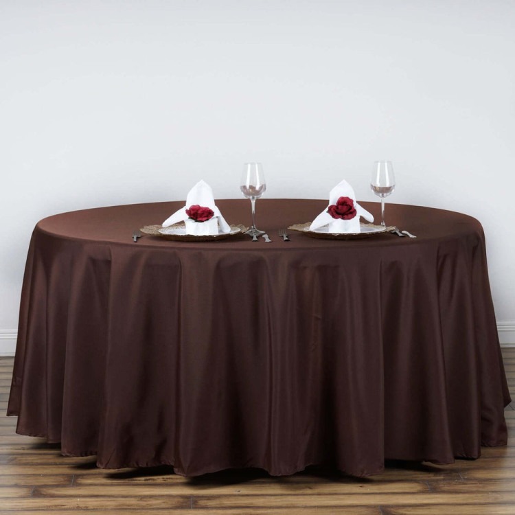 Table Linen 120- Polyester (Brown)