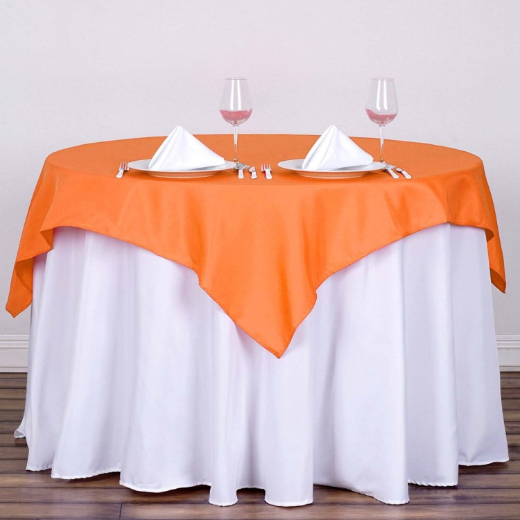 Table Overlay- Polyester (Orange)