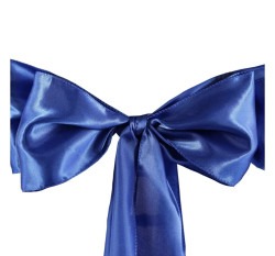 Royal Blue Satin Chair Sash